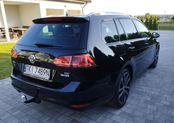 Volkswagen Golf cena 38900 przebieg: 198000, rok produkcji 2015 z Szczucin małe 596
